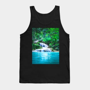 nature waterfall Tank Top